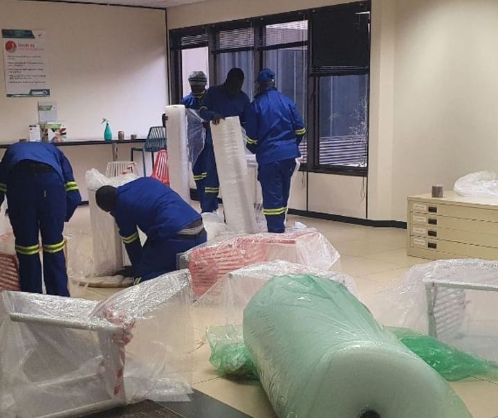 Office relocation in Johannesburg